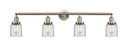 Bathroom Fixtures Four Lights by Innovations ( 405 | 215-SN-G52-LED Franklin Restoration ) 