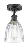 Semi-Flush Mts. Glass Down by Innovations ( 405 | 516-1C-BK-G442 Ballston ) 