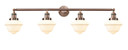 Bathroom Fixtures Four Lights by Innovations ( 405 | 215-AC-G531 Franklin Restoration ) 