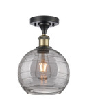 Semi-Flush Mts. Glass Down by Innovations ( 405 | 516-1C-BAB-G1213-8SM Ballston ) 