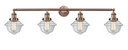 Bathroom Fixtures Four Lights by Innovations ( 405 | 215-AC-G532-LED Franklin Restoration ) 