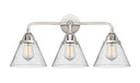 Bathroom Fixtures Three Lights by Innovations ( 405 | 288-3W-PC-G44-LED Nouveau 2 ) 