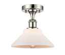 Semi-Flush Mts. Glass Down by Innovations ( 405 | 516-1C-PN-G131 Ballston ) 