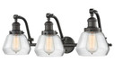 Bathroom Fixtures Three Lights by Innovations ( 405 | 515-3W-OB-G172-LED Franklin Restoration ) 