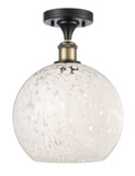 Semi-Flush Mts. Glass Down by Innovations ( 405 | 516-1C-BAB-G1216-10WM Ballston ) 