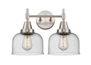Bathroom Fixtures Two Lights by Innovations ( 405 | 447-2W-SN-G74-LED Caden ) 