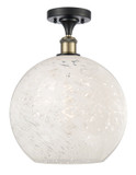 Semi-Flush Mts. Glass Down by Innovations ( 405 | 516-1C-BAB-G1216-12WM Ballston ) 