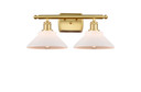 Bathroom Fixtures Two Lights by Innovations ( 405 | 516-2W-SG-G131-LED Ballston ) 