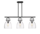Linear/Island 3 Light Bar by Innovations ( 405 | 410-3I-BK-G412-10CL Downtown Urban ) 