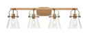 Bathroom Fixtures Four Lights by Innovations ( 405 | 423-4W-BB-G411-6CL Downtown Urban ) 