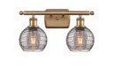 Bathroom Fixtures Two Lights by Innovations ( 405 | 516-2W-BB-G1213-6SM Ballston ) 