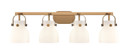 Bathroom Fixtures Four Lights by Innovations ( 405 | 423-4W-BB-G412-6WH Downtown Urban ) 