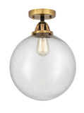 Semi-Flush Mts. Glass Down by Innovations ( 405 | 288-1C-BAB-G204-12-LED Nouveau 2 ) 