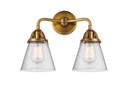 Bathroom Fixtures Two Lights by Innovations ( 405 | 288-2W-BB-G64-LED Nouveau 2 ) 