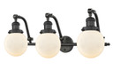 Bathroom Fixtures Three Lights by Innovations ( 405 | 515-3W-OB-G201-6 Franklin Restoration ) 