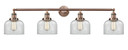 Bathroom Fixtures Four Lights by Innovations ( 405 | 215-AC-G72-LED Franklin Restoration ) 