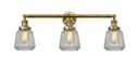 Bathroom Fixtures Three Lights by Innovations ( 405 | 205-BB-G142 Franklin Restoration ) 