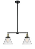 Mid. Chandeliers Glass Down by Innovations ( 405 | 209-BAB-G42-LED Franklin Restoration ) 