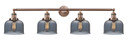 Bathroom Fixtures Four Lights by Innovations ( 405 | 215-AC-G73-LED Franklin Restoration ) 