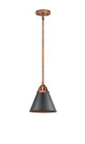 Mini Pendants Metal Shade by Innovations ( 405 | 288-1S-AC-M13-BK-LED Nouveau 2 ) 