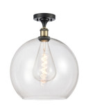 Semi-Flush Mts. Glass Down by Innovations ( 405 | 516-1C-BAB-G122-14 Ballston ) 
