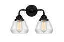 Bathroom Fixtures Two Lights by Innovations ( 405 | 288-2W-BK-G172 Nouveau 2 ) 