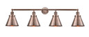 Bathroom Fixtures Four Lights by Innovations ( 405 | 215-AC-M13-AC-LED Franklin Restoration ) 