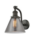 Sconces Single Glass by Innovations ( 405 | 515-1W-OB-G43-LED Franklin Restoration ) 