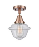 Semi-Flush Mts. Glass Down by Innovations ( 405 | 447-1C-AC-G534 Caden ) 