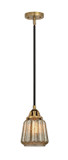 Mini Pendants Glass Down by Innovations ( 405 | 288-1S-BAB-G146-LED Nouveau 2 ) 