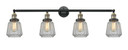 Bathroom Fixtures Four Lights by Innovations ( 405 | 215-BAB-G142-LED Franklin Restoration ) 
