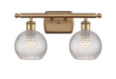 Bathroom Fixtures Two Lights by Innovations ( 405 | 516-2W-BB-G122C-6CL Ballston ) 