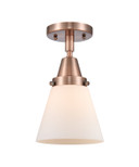 Semi-Flush Mts. Glass Down by Innovations ( 405 | 447-1C-AC-G61 Caden ) 