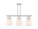 Linear/Island 3 Light Bar by Innovations ( 405 | 410-3I-SN-G412-10WH Downtown Urban ) 