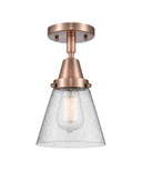 Semi-Flush Mts. Glass Down by Innovations ( 405 | 447-1C-AC-G64 Caden ) 
