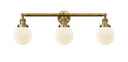 Bathroom Fixtures Three Lights by Innovations ( 405 | 205-BB-G201-6-LED Franklin Restoration ) 