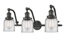 Bathroom Fixtures Three Lights by Innovations ( 405 | 515-3W-OB-G52-LED Franklin Restoration ) 