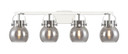 Bathroom Fixtures Four Lights by Innovations ( 405 | 423-4W-PC-G410-6SM Downtown Urban ) 