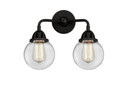 Bathroom Fixtures Two Lights by Innovations ( 405 | 288-2W-BK-G202-6 Nouveau 2 ) 