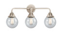 Bathroom Fixtures Three Lights by Innovations ( 405 | 288-3W-PN-G204-6 Nouveau 2 ) 