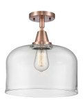 Semi-Flush Mts. Glass Down by Innovations ( 405 | 447-1C-AC-G72-L Caden ) 