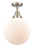 Semi-Flush Mts. Directional by Innovations ( 405 | 447-1C-SN-G201-10-LED Caden ) 