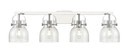 Bathroom Fixtures Four Lights by Innovations ( 405 | 423-4W-PC-G412-6SDY Downtown Urban ) 