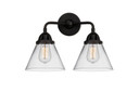 Bathroom Fixtures Two Lights by Innovations ( 405 | 288-2W-BK-G42-LED Nouveau 2 ) 