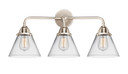 Bathroom Fixtures Three Lights by Innovations ( 405 | 288-3W-PN-G42-LED Nouveau 2 ) 