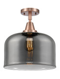 Semi-Flush Mts. Glass Down by Innovations ( 405 | 447-1C-AC-G73-L-LED Caden ) 