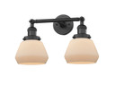 Bathroom Fixtures Two Lights by Innovations ( 405 | 208-BK-G171 Franklin Restoration ) 