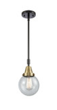 Mini Pendants Glass Down by Innovations ( 405 | 447-1S-BAB-G204-6-LED Caden ) 