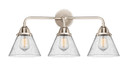Bathroom Fixtures Three Lights by Innovations ( 405 | 288-3W-PN-G44-LED Nouveau 2 ) 