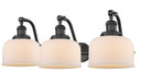 Bathroom Fixtures Three Lights by Innovations ( 405 | 515-3W-OB-G71-LED Franklin Restoration ) 